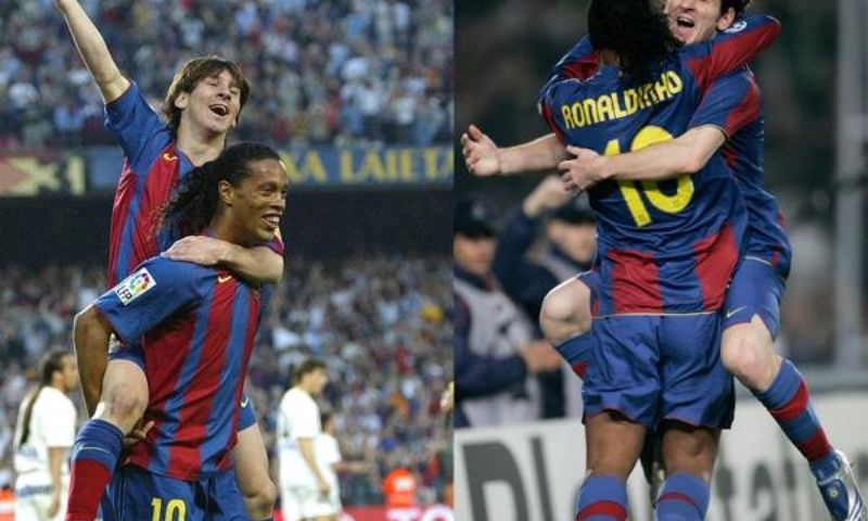 Hình ảnh Ronaldinho cõng Messi có ý nghĩa gì?
